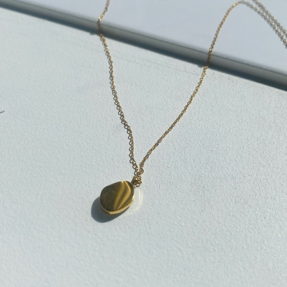 Vermeil Opal Necklace - Gold plated on stainless steel - Picture 9 of 12